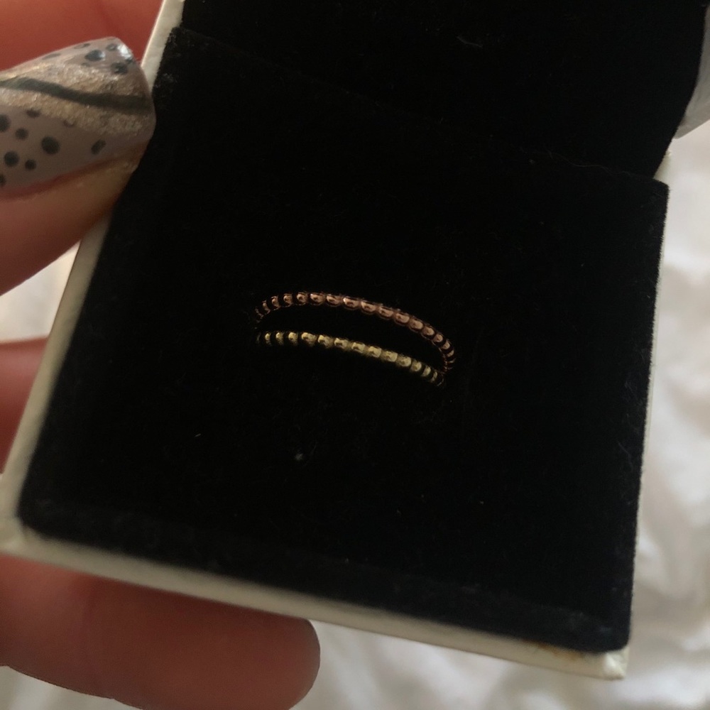 Gold and Rose Gold Stackable Rings